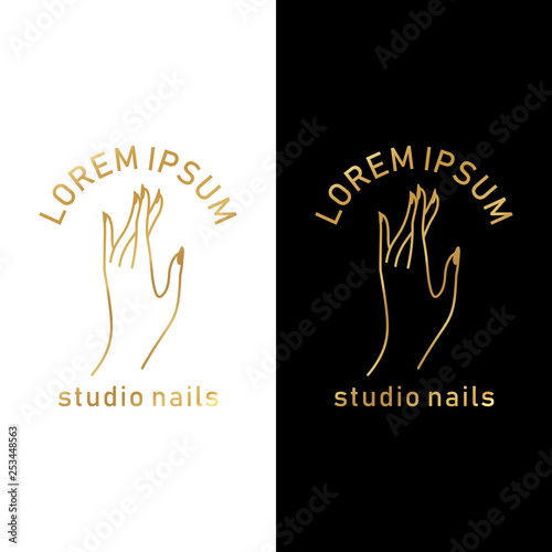 hand nails logo