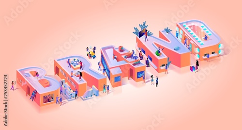 Brand Communication Strategy Typography Banner