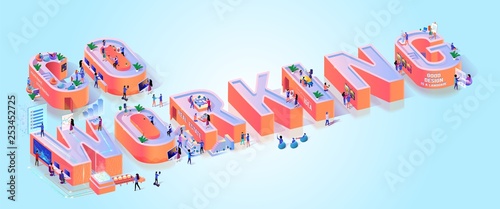 Coworking Space Business Letter Motivation Banner