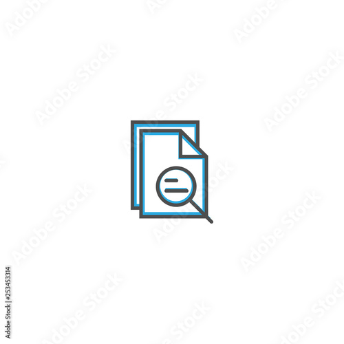 File icon design. Essential icon vector illustration