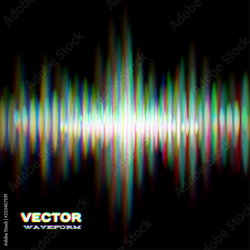 Shiny sound waveform