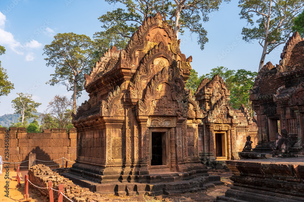 North Library in Banteay Srei Temple, Cambodia