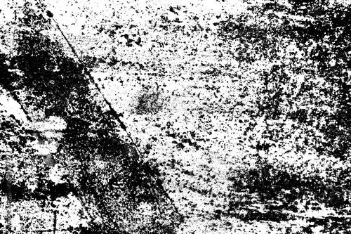 Abstract grunge grey dark stucco wall background. Splash of black and white p...