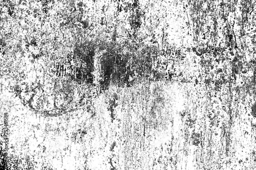 Black and white high contrast marble texture, desaturated high contrast background. Rough, scratch, splatter grunge pattern design brush strokes. photo