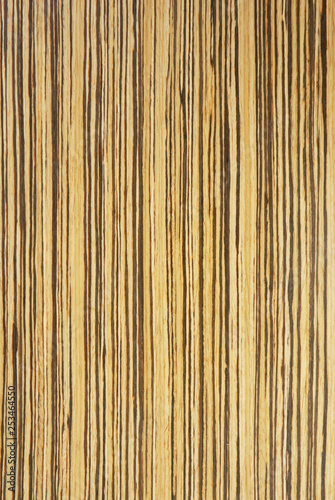 Wood texture with natural pattern for design and decoration. Zebrano