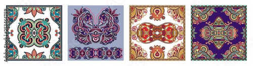 Traditional ornamental floral paisley bandanna