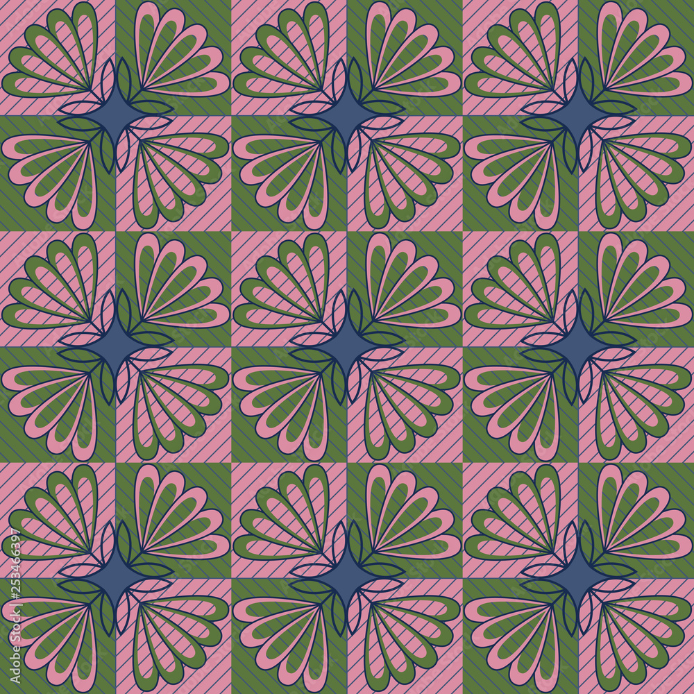 Muted seamless floral pattern Muted seamless floral pattern