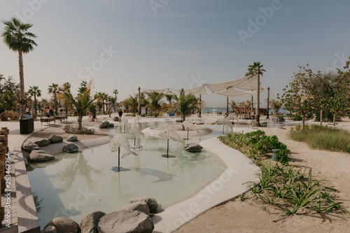 Canvas Print DUBAI, UAE : La Mer in Dubai, UAE, as seen on Januaru 04, 2019