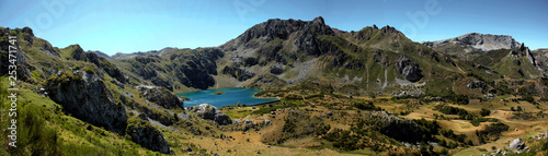 "El valle" lake in Somiedo in Asturias, north of Spain