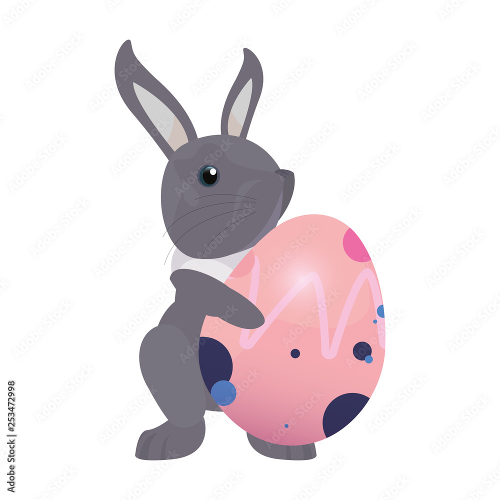 Obraz premium bunny egg easter