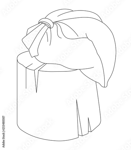 bag on stump