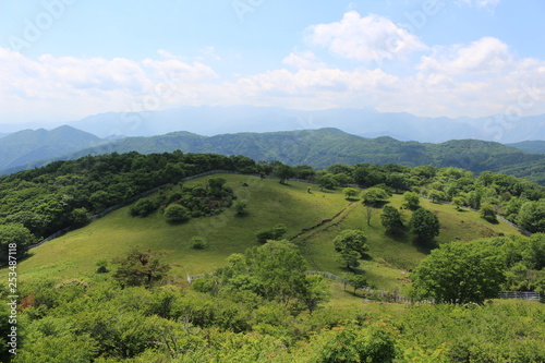 横根高原の風景