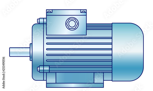 Electric motor illustration