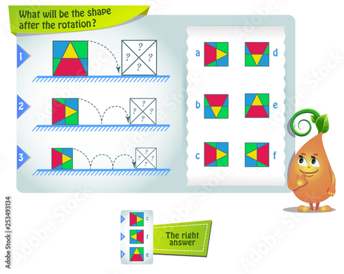 Puzzles shape  rotation