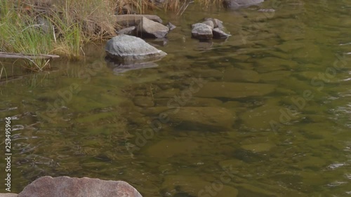 Scenic footage from High Hill Harbour in Beardmore, Ontario, Canada. photo