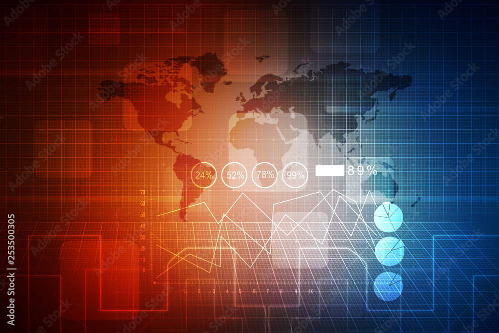 2D Digital Abstract Business Networking background 2D Digital Abstract Business Networking background