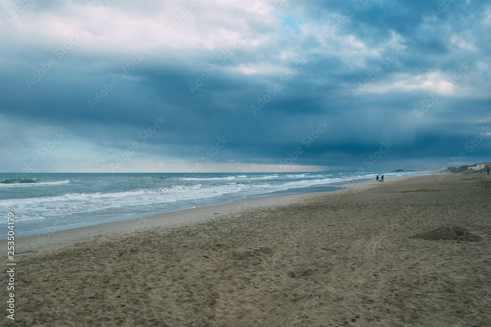 Obraz premium Strand in Marseillan Plage in Südfrankreich