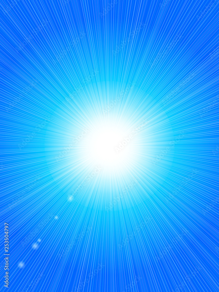 ブルー 放射状 キラキラ 背景 Stock Vector Adobe Stock