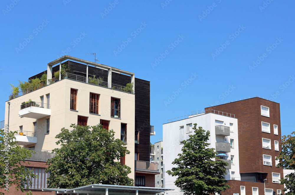 modern residential buildings