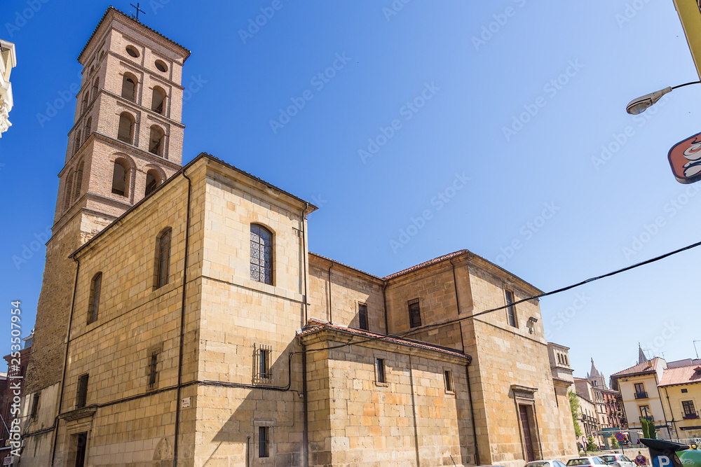 Leon, Spain. Church of St. Marcelo