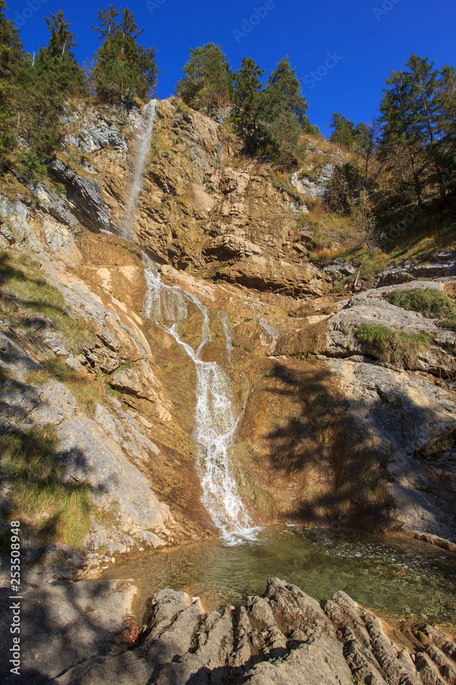 Wasserfall Zipfelsbach im Allgäu, Deutschland