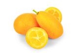 Kumquat isolated on white background