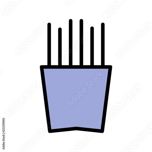 Illustration French Fries Icon photo