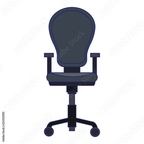 Office chair with wheels