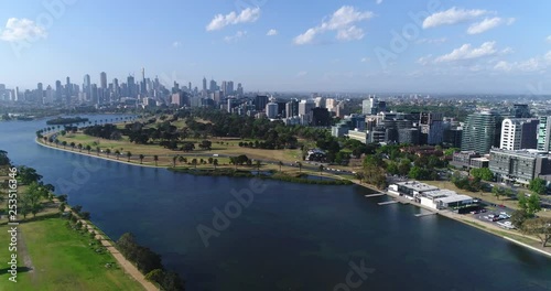 Albert Park Lake from above photo