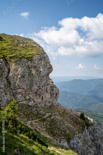 On the way to the top of the Rax mountains near the Heukuppe, Austria