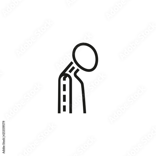 Rachiocampsis line icon