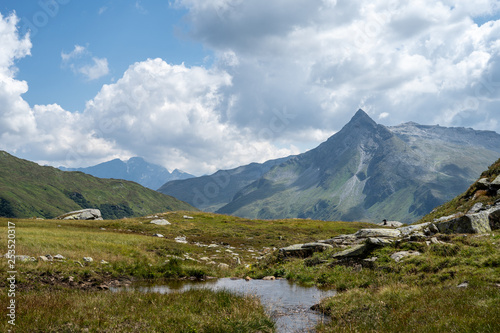 Hiking in the Gasteiner Tal near the Bockhartsee and the Niedersachsenhaus, Austria