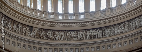 Washington DC, District of Columbian [Library of congress, main reading room and Great Hall interior]