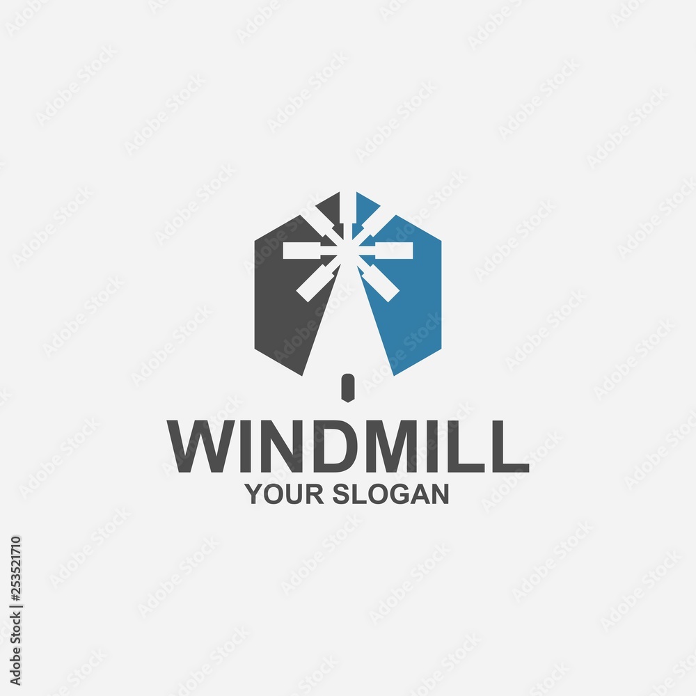 windmill logo template