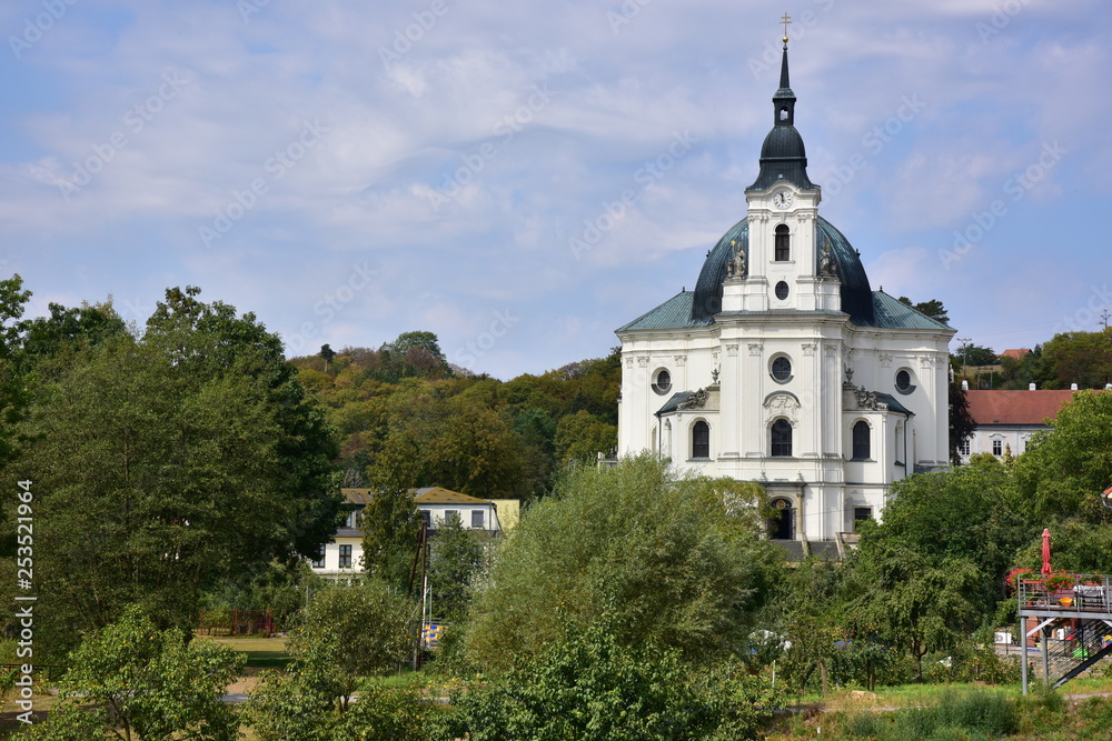 Moravian Karst pilgrimage castle Krtiny