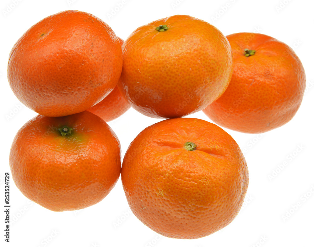 tangerines isolated on white background tangerines isolated on white background
