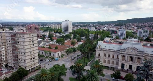 Panoramic drone view of Government house in Jujuy, San Salvador photo