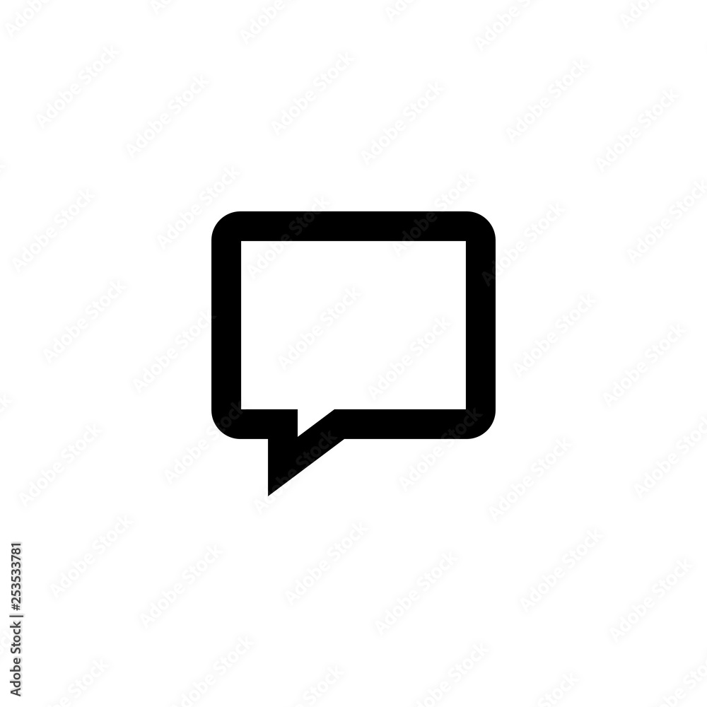 Message icon. Dialog sign Message icon. Dialog sign