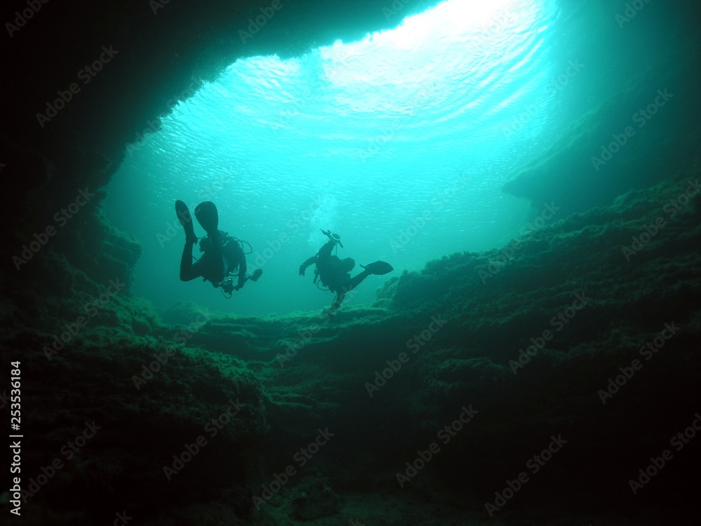 grottoes and caves at Cape Tarkhankut.Crimea. grottoes and caves at Cape Tarkhankut.Crimea.