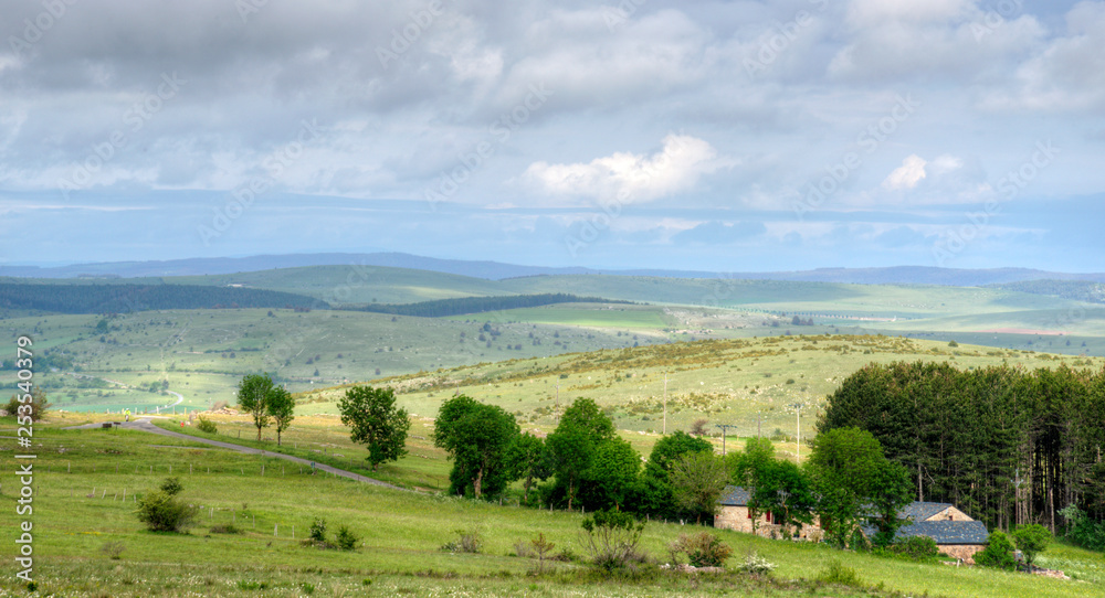 Obraz premium Paysage du causse Méjean, France