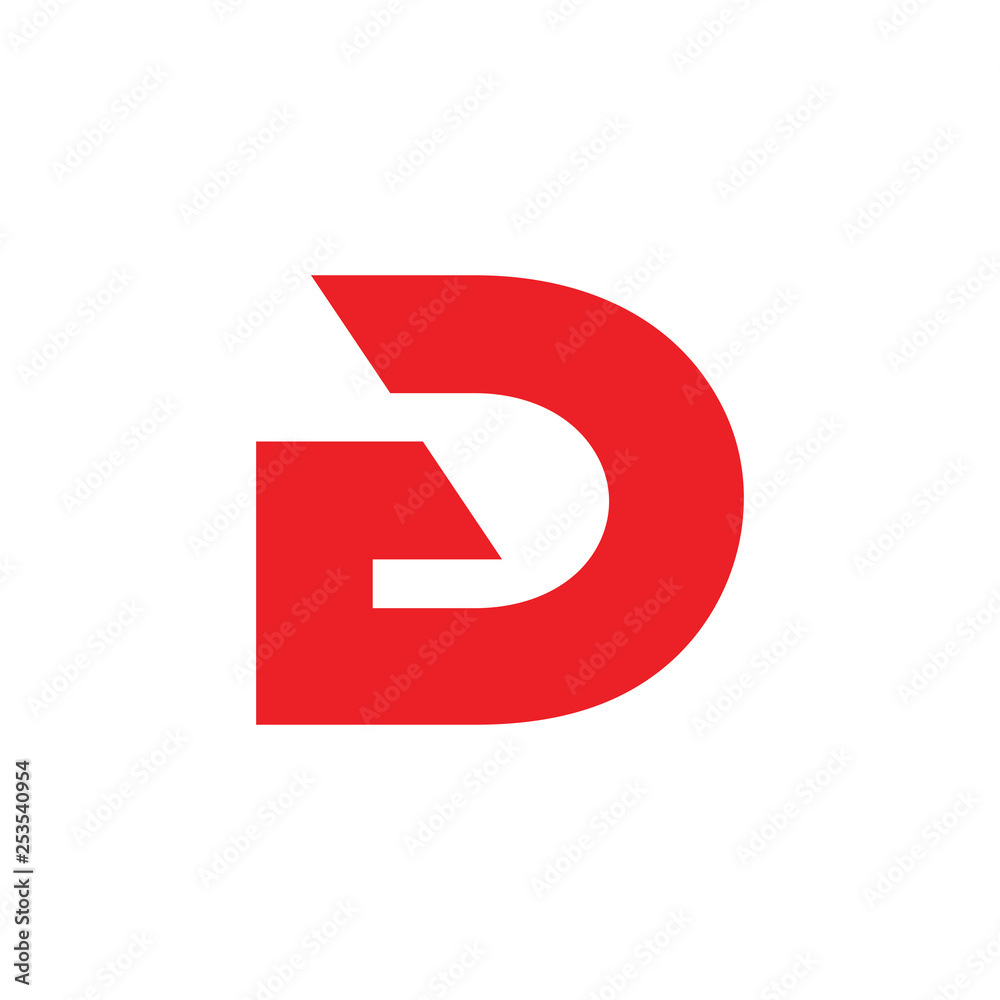 abstract letter dg simple geometric logo abstract letter dg simple geometric logo