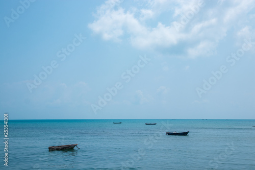 boat on the sea