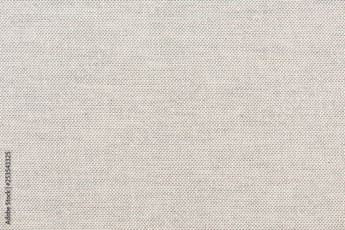 Full frame white canvas or linen texture