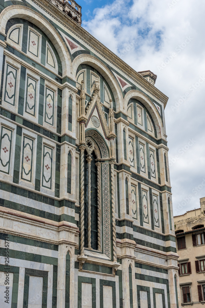 Fototapeta premium Cathedral Santa Maria del Fiore with magnificent Renaissance dome designed by Filippo Brunelleschi in Florence, Italy