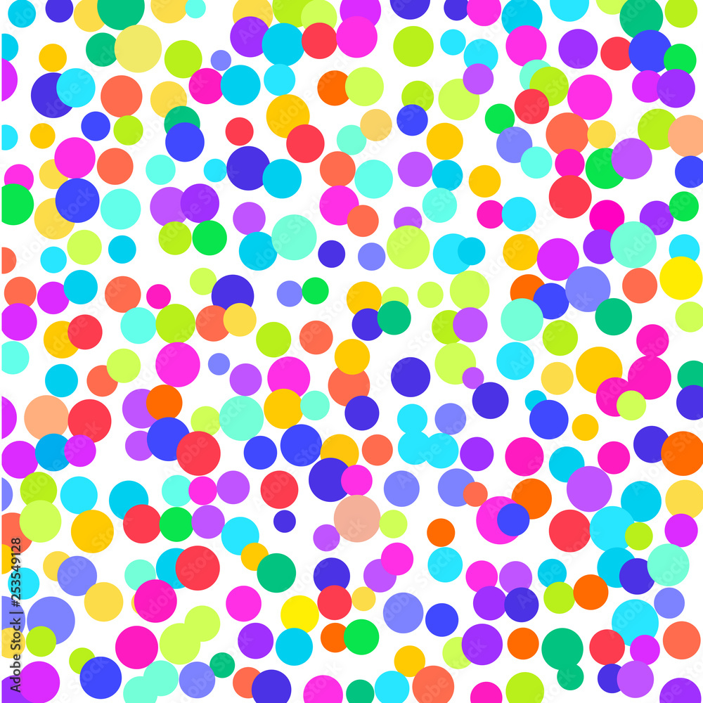 Bright colorful confetti on a white background. Bright colorful confetti on a white background.