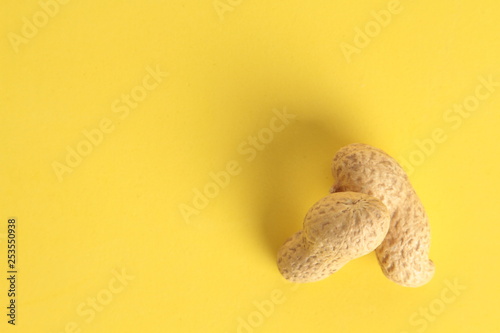 peanuts in colorful background