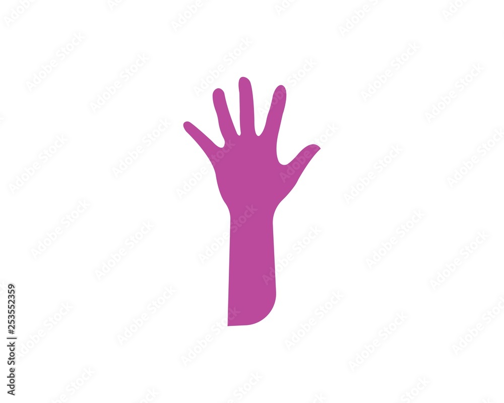 Hand Care Logo Template vector icon Hand Care Logo Template vector icon