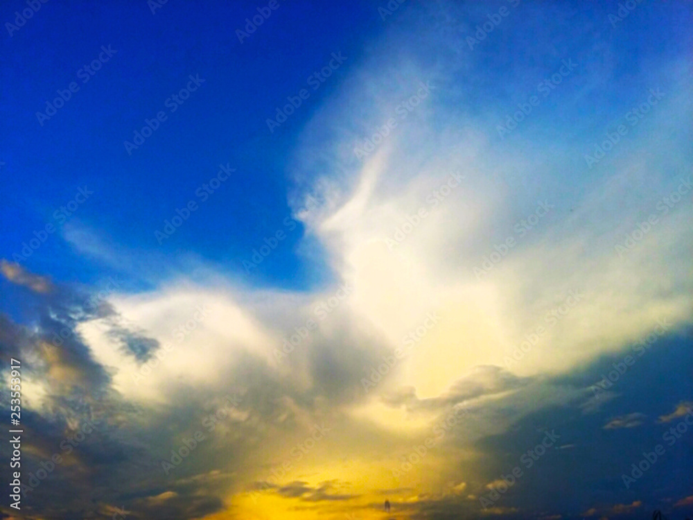 Obraz premium The blue sky