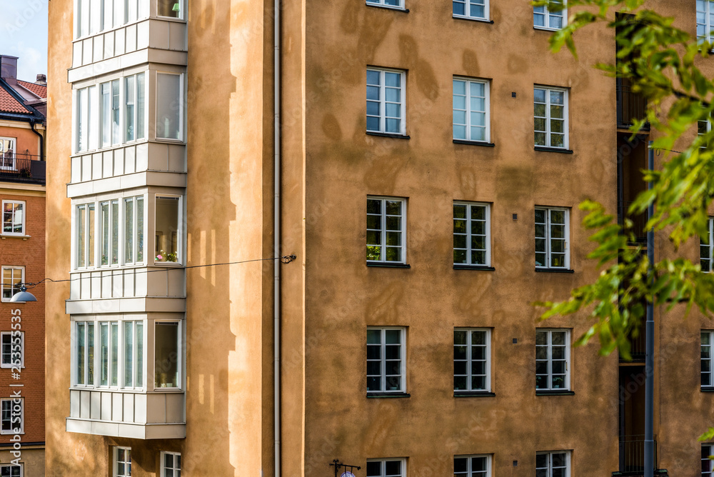 Residential architecture, Vasastan, Stockholm, Sweden