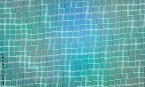 abstract blue background with square